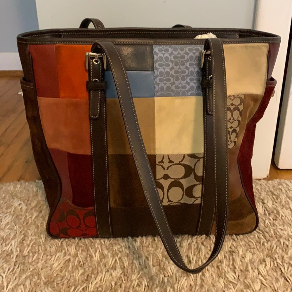 Authentic Coach Patchwork tote